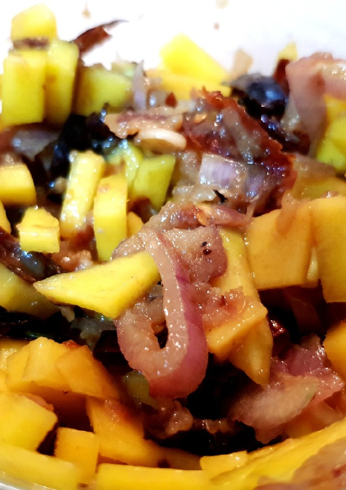 A picture of Sambal Mangga | Mango Sambal.