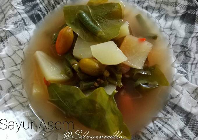 Sayur asem Mudah endes Seger