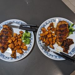 A picture of Air fryer Chicken with Seasoning.