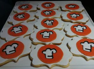 Una foto de Glasé Real para decorar galletitas logo Cookpad