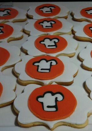 Una foto de Glasé Real para decorar galletitas logo Cookpad