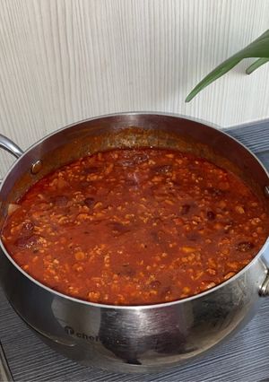 Hamis chilis bab recept fotója