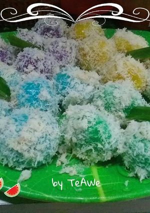 Foto resep Klepon pelangi anti mainstream