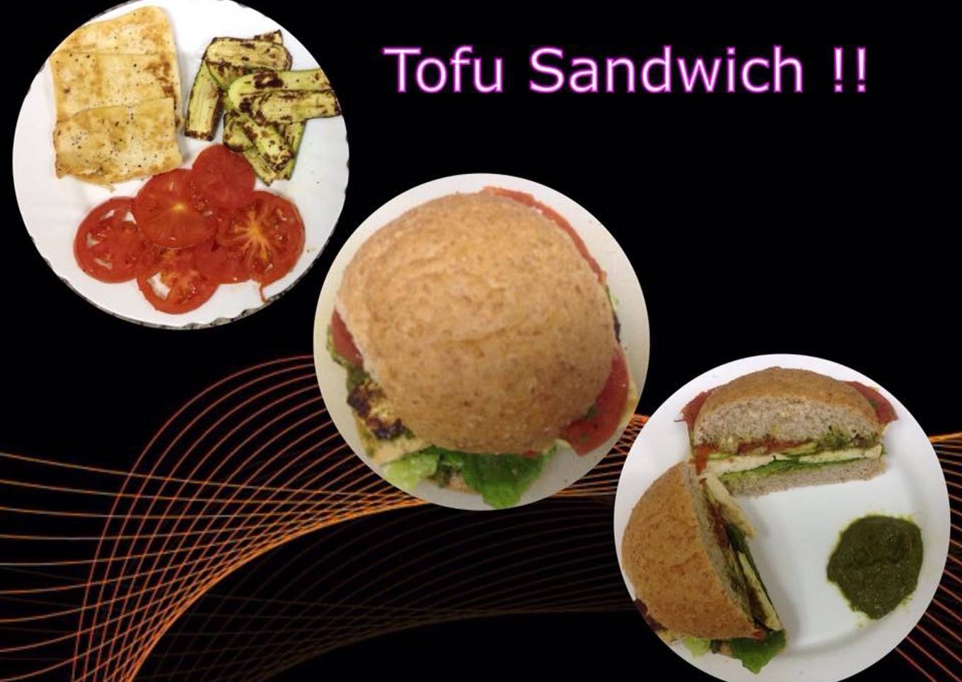 Healthy Tofu Sandwich
