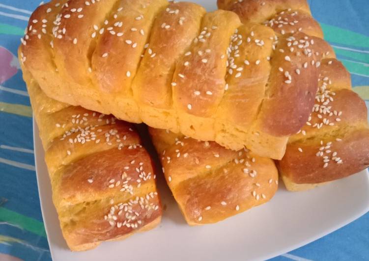 Resep Roti Sobek Labu Kuning Yang Nikmat
