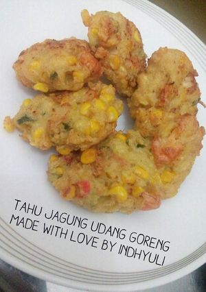 Foto resep Tahu Jagung Udang Goreng