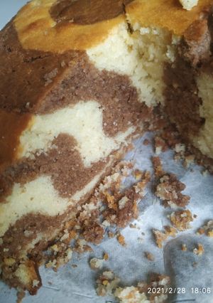 Una foto de Torta Mármolada fácil