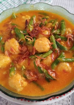 Foto resep Tahu klereng & buncis masak sambal goreng berkuah