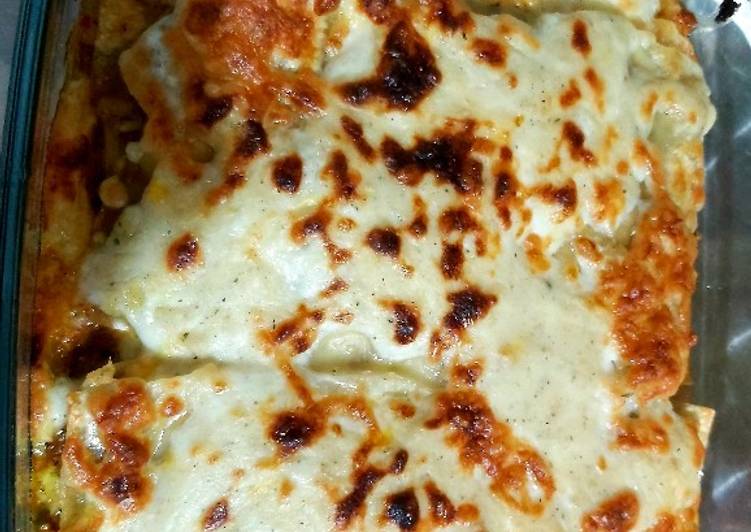 لازانیا با سس سفید دستورپخت توسط زینا کوکپد