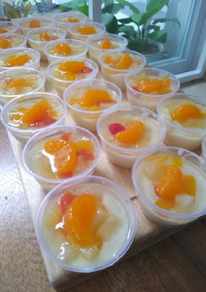 Foto resep Puding Susu Cocktail