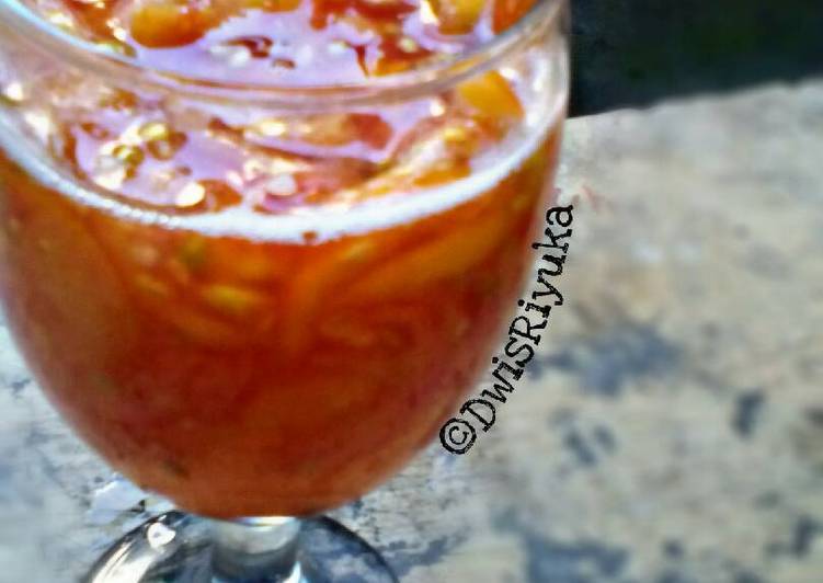 Cara Musim Panas AppetizingTrucuh Tomat (infused water like)