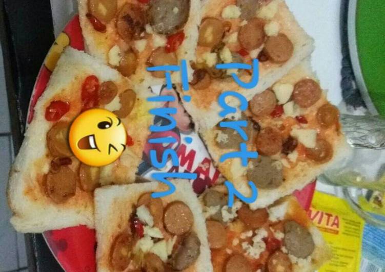 Pizza mini roti tawar