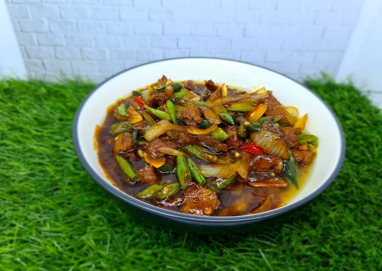 Resep 19. Cah daging sapi buncis Lezat