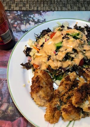 Hình của món Catfish chiên xù.