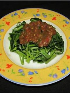 Foto resep Rujak kangkung