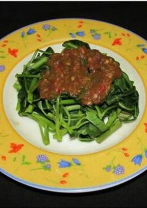 Foto resep Rujak kangkung