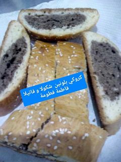 صورة لوصفة كروكي بلونين (شوكولاته و فانيلا )