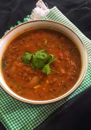 A picture of Whole Black Masoor Dal.