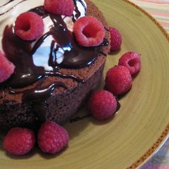 A picture of Fluffy chocolate pancake.