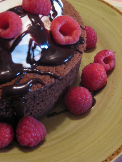 A picture of Fluffy chocolate pancake.
