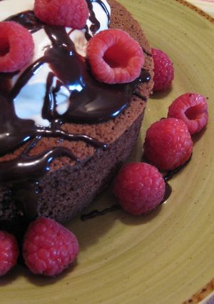 A picture of Fluffy chocolate pancake.