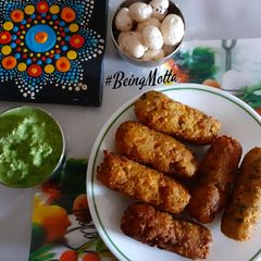 Makhana-Poha Rolls A picture of Makhana-Poha Rolls.
