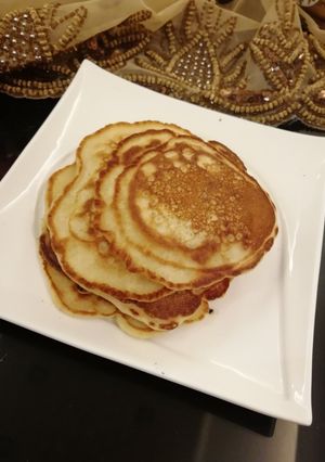 صورة لوصفة بان كيك للفطور