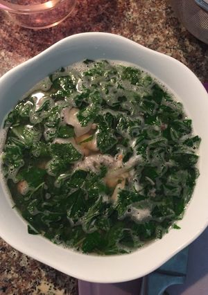 Hình của món Bề bề nấu canh rau đay.