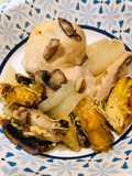 Baked Chicken 🐔 with Artichokes, Mushrooms 🍄 and Onions 🧅