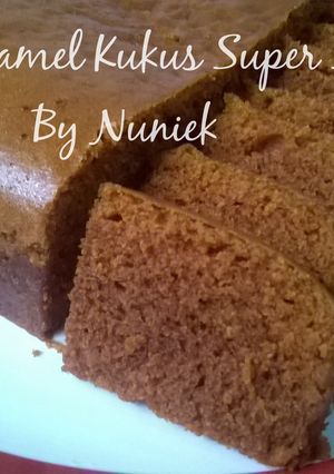 Foto resep BOLU KARAMEL KUKUS SUPER SIMPLE (Tanpa Mixer, Tanpa Telur)