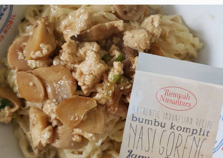 Resep Mie Ayam Jamur Tahu ala Bumbu Rempah Nusantara Anti Gagal