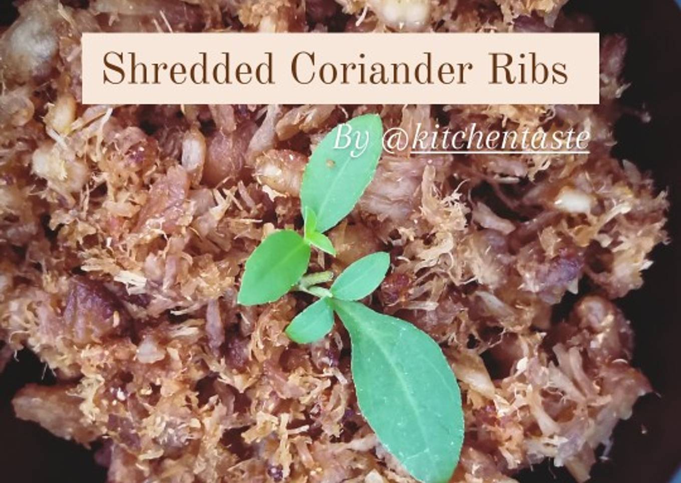 Shredded Coriander Ribs (Iga Babi Suwir Ketumbar) Kitchentaste