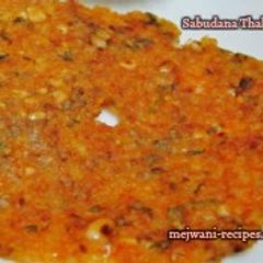 A picture of Sabudana Thalipeeth.