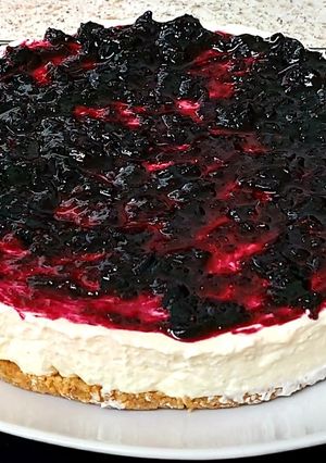 A picture of My Blueberry Cheesecake No Cook 🤩.