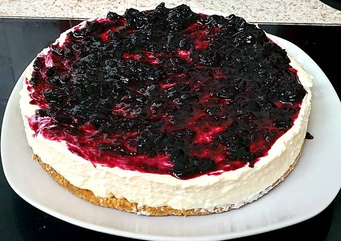 My Blueberry Cheesecake No Cook 🤩