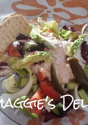 Una foto de Ensalada de atún con salsa de ostión