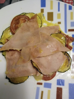 Una foto de Falsa pizza de calabacín