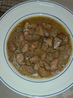 Una foto de Magro de cerdo en salsa