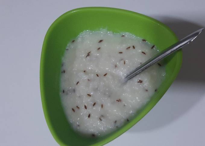 Simple dahi rice loaded with jeera