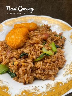 Foto resep Nasi Goreng Sosis Telur