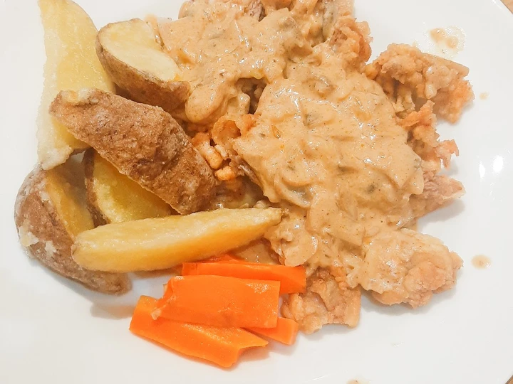 Cara Gampang Menyiapkan Resep Steak Saus Barbeque Mushroom ala Waroeng Steak/ WS yang Bisa Manjain Lidah Anti Ribet, Menggugah Selera