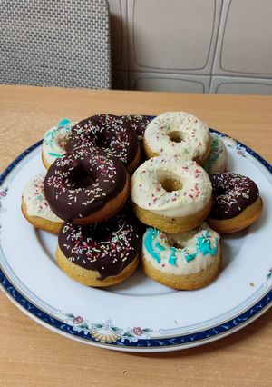 Una foto de Donuts al horno !!FACILÍSIMOS¡¡