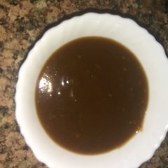 A picture of Date tamarind jaggery meethi chutney.
