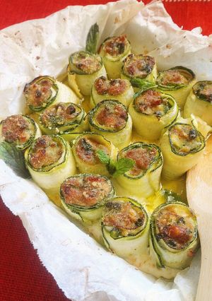 Foto di Involtini di zucchine, tonno e capperi