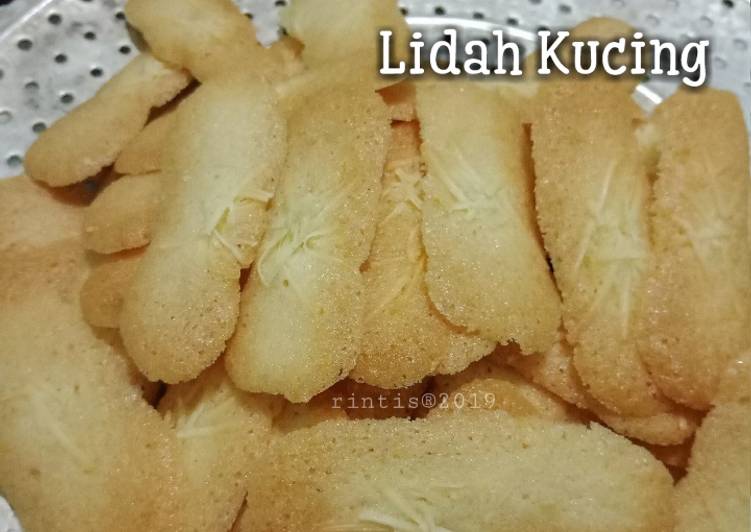 Resep Lidah Kucing tanpa cetakan yang Bikin Ngiler