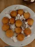 Cassava Fritters with Coconut