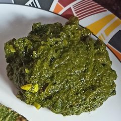 A picture of Sarso ka saag.