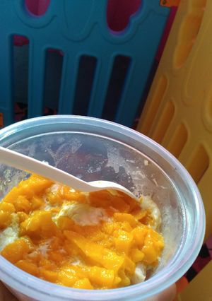 Foto resep Pudding Roti Mangga MPASI 11+