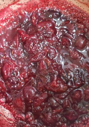 Une photo de Confiture de cerises et Figues sans sucre