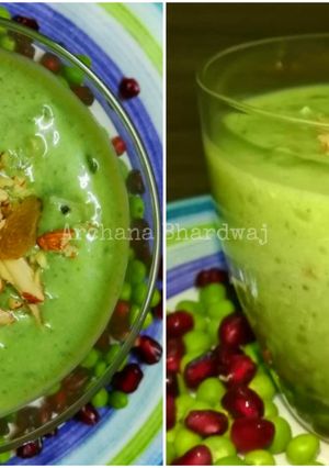A picture of Sabudana Spinach Kheer.